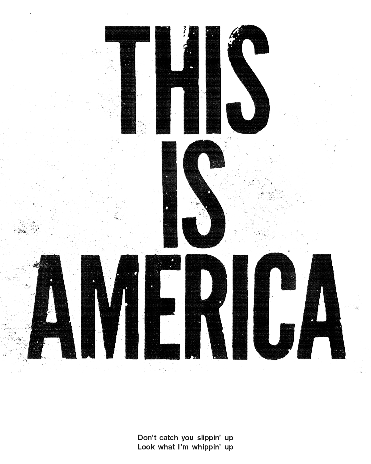 this is america power to the poster
